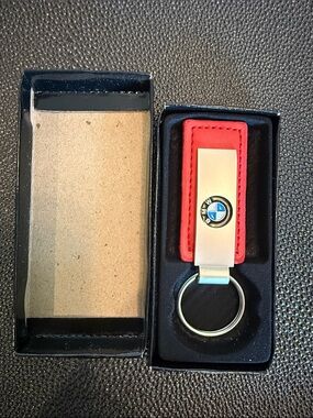 BMW keychain red in box